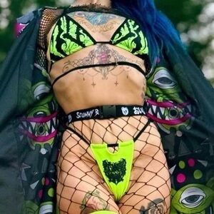 Scummy Bears Screamo Bikini Top and Thong